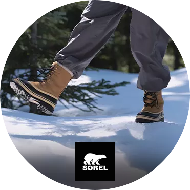 Sorel snow boots lifestyle image